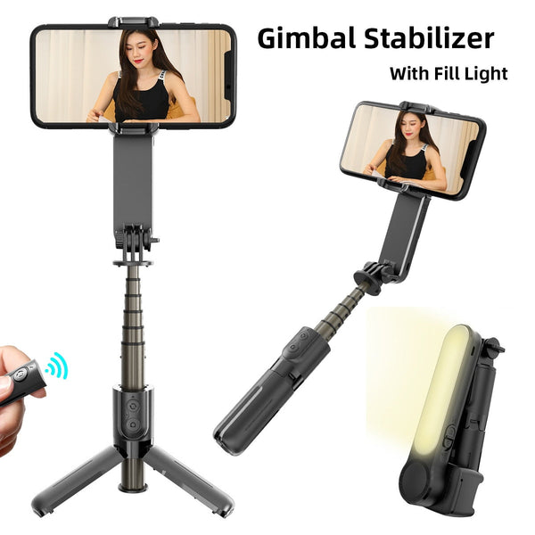 Handheld Gimbal Stabilizer with Remote & Light | Cathy's Designs