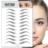 4D Waterproof Fake Eyebrow Tattoo Sticker | Cathy's Designs