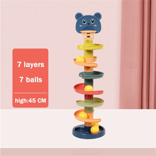 Baby Toys Rolling Ball Pile Tower | Cathy's Designs