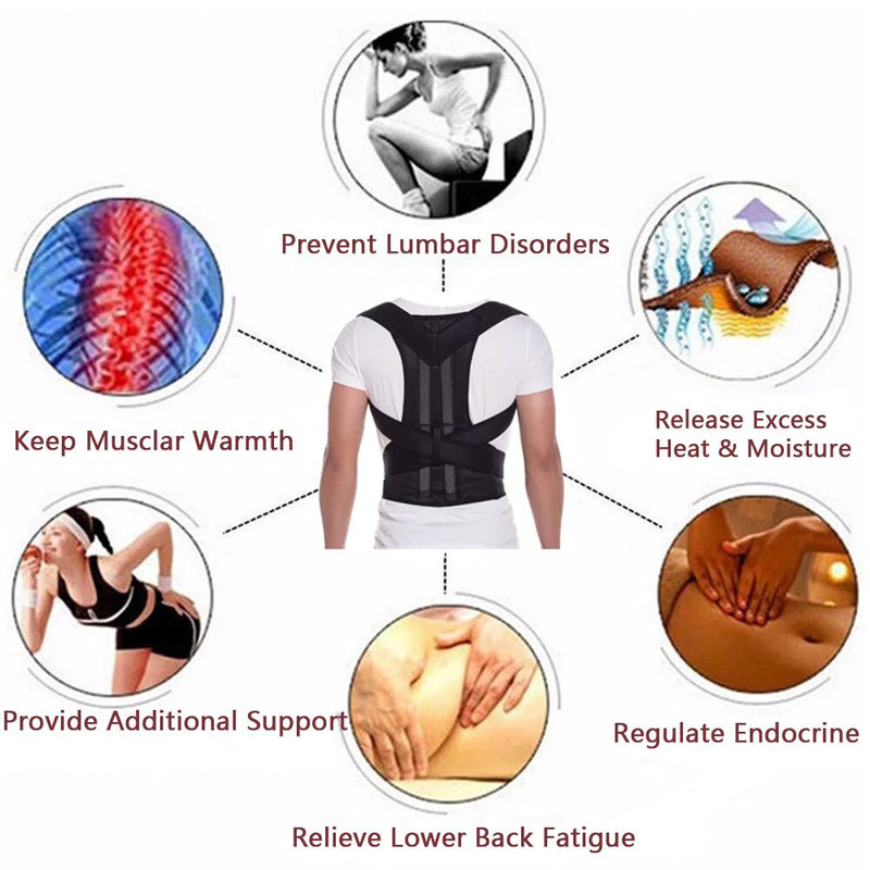 Adjustable Posture Corrector Shoulder Brace Belt | Cathy's Designs